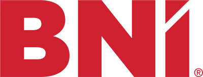 Red logo of BNI displayed on a plain background.